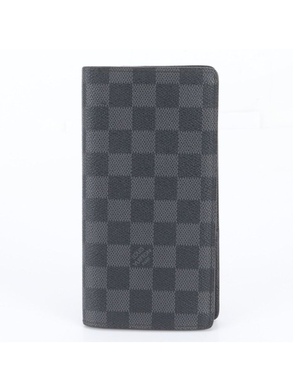Louis Vuitton Damier Graphite Portefeuille Brazza Leather Wallet
